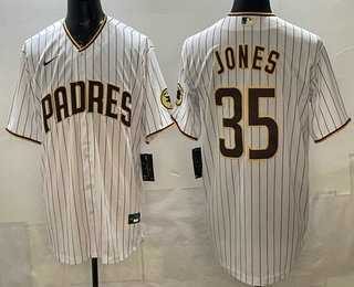 Men's San Diego Padres #35 Randy Jones White Cool Base Jersey,We sell and wholesale Men's San Diego Padres #35 Randy Jones White Cool Base Jersey on line form chian!