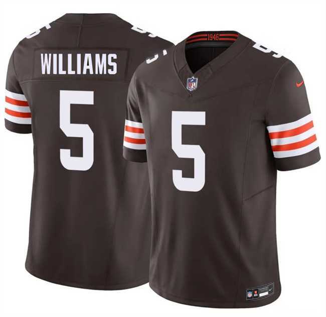 Men's Cleveland Browns #5 Quincy Williams Brown 2026 F.U.S.E. Vapor Limited Stitched Jersey Dzhi,We sell and wholesale Men's Cleveland Browns #5 Quincy Williams Brown 2026 F.U.S.E. Vapor Limited Stitched Jersey Dzhi on line form chian!
