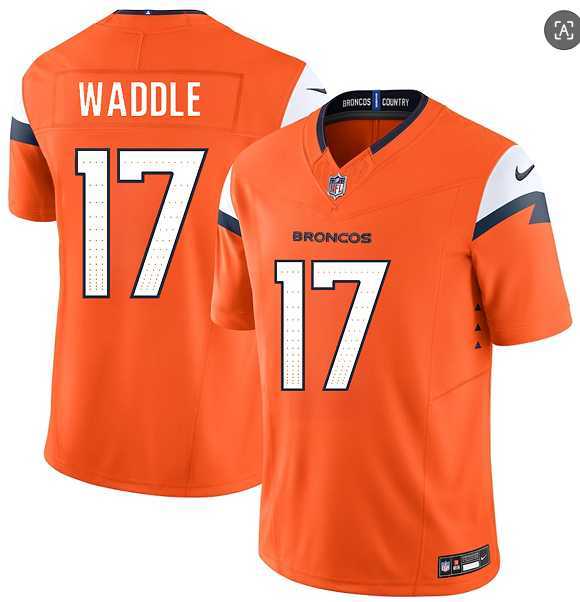 Men's Denver Broncos #17 Jaylen Waddle Orange 2026 F.U.S.E. Vapor Limited Stitched Jersey Dzhi,We sell and wholesale Men's Denver Broncos #17 Jaylen Waddle Orange 2026 F.U.S.E. Vapor Limited Stitched Jersey Dzhi on line form chian!