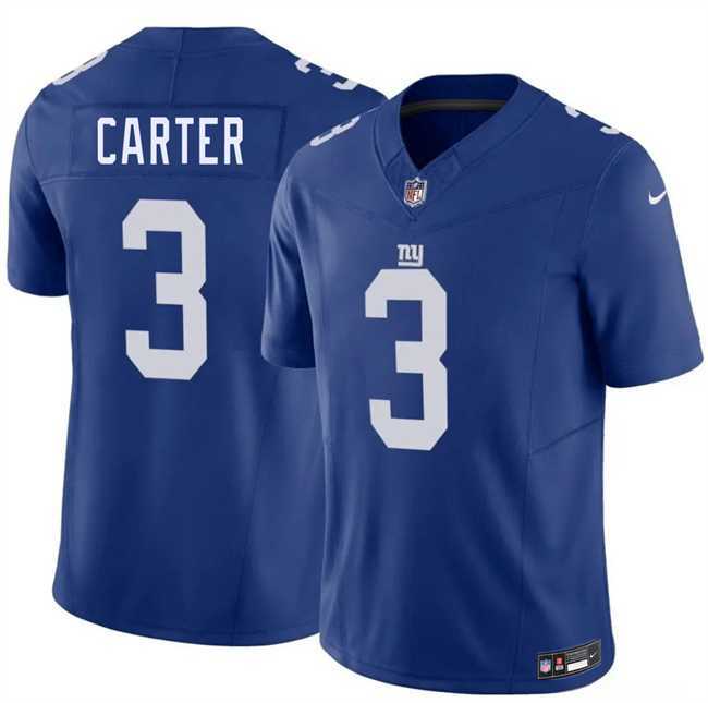 Men's New York Giants #3 Abdul Carter Blue 2026 F.U.S.E. Vapor Untouchable Limited Stitched Jersey Dzhi,We sell and wholesale Men's New York Giants #3 Abdul Carter Blue 2026 F.U.S.E. Vapor Untouchable Limited Stitched Jersey Dzhi on line form chian!