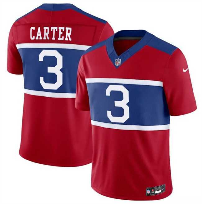 Men's New York Giants #3 Abdul Carter Red 2026 Alternate Vapor F.U.S.E. Limited Stitched Jersey Dzhi,We sell and wholesale Men's New York Giants #3 Abdul Carter Red 2026 Alternate Vapor F.U.S.E. Limited Stitched Jersey Dzhi on line form chian!