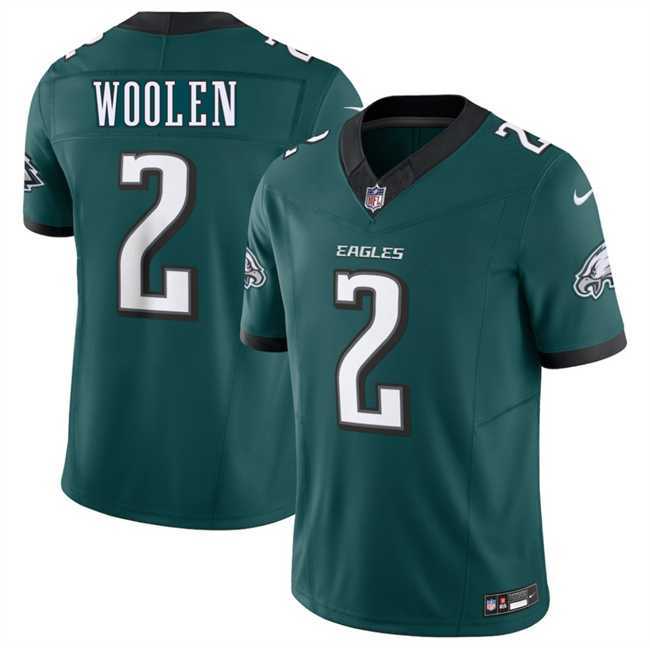 Men's Philadelphia Eagles #2 Tariq Woolen Green 2026 F.U.S.E. Vapor Untouchable Limited Stitched Jersey Dzhi,We sell and wholesale Men's Philadelphia Eagles #2 Tariq Woolen Green 2026 F.U.S.E. Vapor Untouchable Limited Stitched Jersey Dzhi on line form chian!