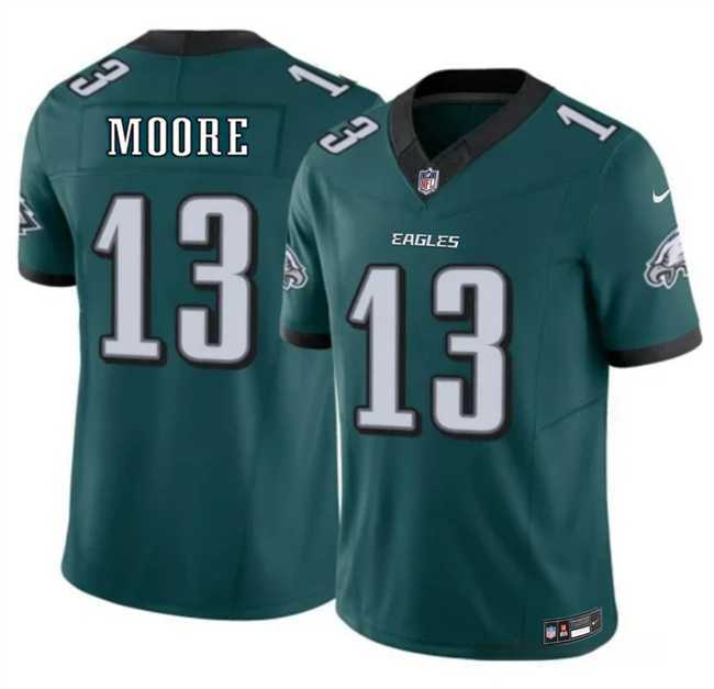 Men's Philadelphia Eagles #13 Elijah Moore Green 2026 F.U.S.E. Vapor Untouchable Limited Stitched Jersey Dzhi,We sell and wholesale Men's Philadelphia Eagles #13 Elijah Moore Green 2026 F.U.S.E. Vapor Untouchable Limited Stitched Jersey Dzhi on line form chian!