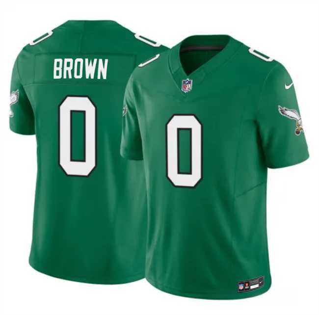 Men's Philadelphia Eagles #0 Hollywood Brown Kelly Green 2026 F.U.S.E. Throwback Vapor Untouchable Limited Stitched Jersey Dzhi,We sell and wholesale Men's Philadelphia Eagles #0 Hollywood Brown Kelly Green 2026 F.U.S.E. Throwback Vapor Untouchable Limited Stitched Jersey Dzhi on line form chian!
