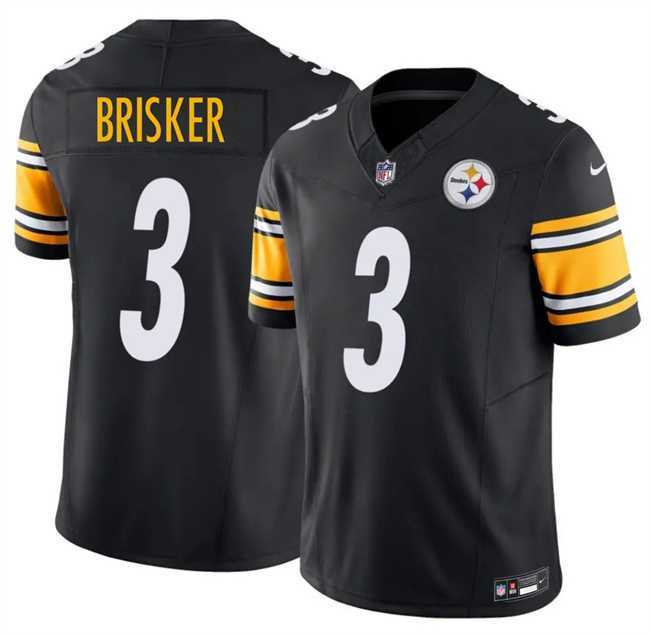 Men's Pittsburgh Steelers #3 Jaquan Brisker Black 2025 F.U.S.E. Vapor Limited Stitched Jersey Dzhi,We sell and wholesale Men's Pittsburgh Steelers #3 Jaquan Brisker Black 2025 F.U.S.E. Vapor Limited Stitched Jersey Dzhi on line form chian!