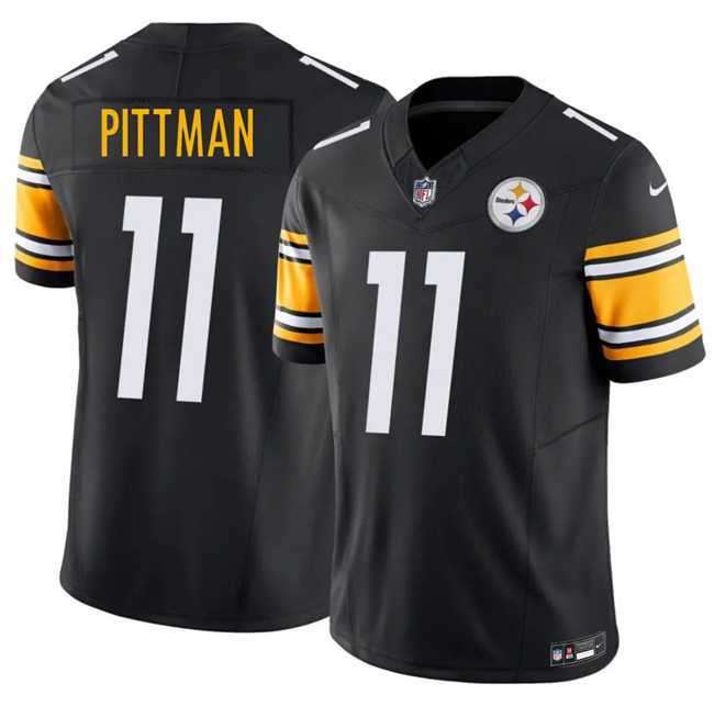 Men's Pittsburgh Steelers #11 Michael Pittman Jr Black 2025 F.U.S.E. Vapor Limited Stitched Jersey Dzhi,We sell and wholesale Men's Pittsburgh Steelers #11 Michael Pittman Jr Black 2025 F.U.S.E. Vapor Limited Stitched Jersey Dzhi on line form chian!