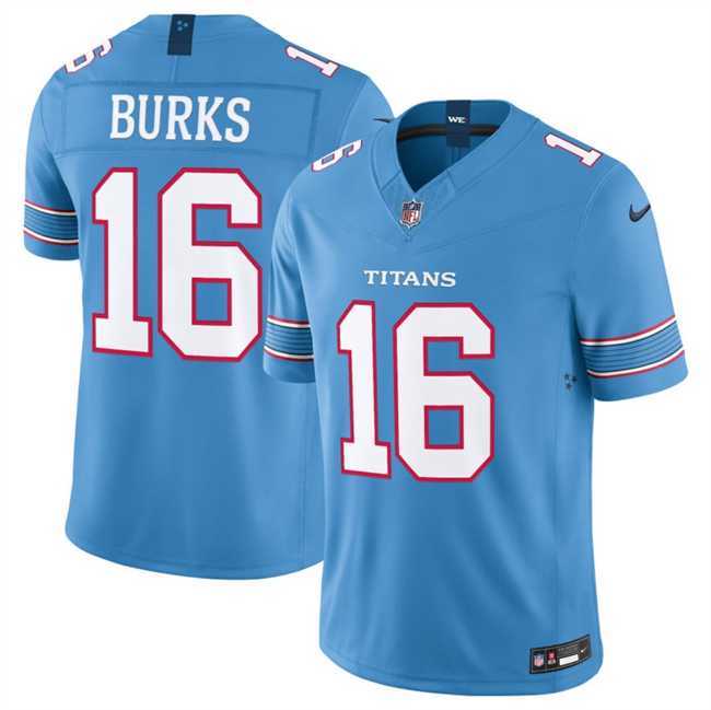Men's Tennessee Titans #16 Treylon Burks Light Blue 2026 F.U.S.E. Vapor Limited Stitched Jersey Dzhi,We sell and wholesale Men's Tennessee Titans #16 Treylon Burks Light Blue 2026 F.U.S.E. Vapor Limited Stitched Jersey Dzhi on line form chian!