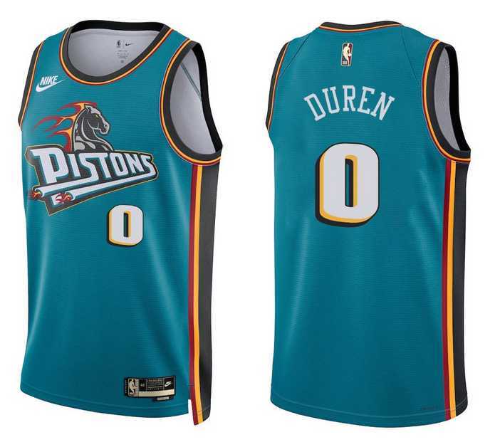 Men's Detroit Pistons #0 Jalen Duren Teal Stitched Jersey Dzhi,We sell and wholesale Men's Detroit Pistons #0 Jalen Duren Teal Stitched Jersey Dzhi on line form chian!