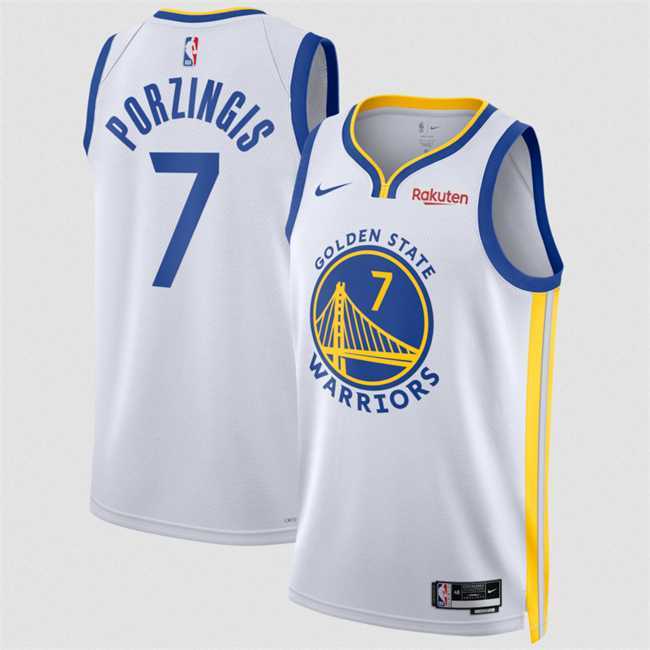 Men's Golden State Warriors #7 Kristaps Porzingis White 2026 Association Edition Swingman Stitched Jersey Dzhi,We sell and wholesale Men's Golden State Warriors #7 Kristaps Porzingis White 2026 Association Edition Swingman Stitched Jersey Dzhi on line form chian!