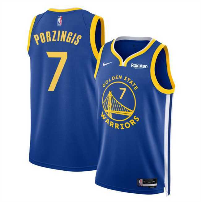 Men's Golden State Warriors #7 Kristaps Porzingis Blue 2026 Icon Edition Stitched Jersey Dzhi,We sell and wholesale Men's Golden State Warriors #7 Kristaps Porzingis Blue 2026 Icon Edition Stitched Jersey Dzhi on line form chian!