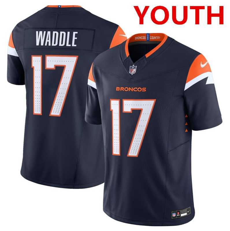 Youth Denver broncos #17 Jaylen Waddle navy 2026 f.u.s.e vapor untouchable limited stitched jersey Dzhi,We sell and wholesale Youth Denver broncos #17 Jaylen Waddle navy 2026 f.u.s.e vapor untouchable limited stitched jersey Dzhi on line form chian!