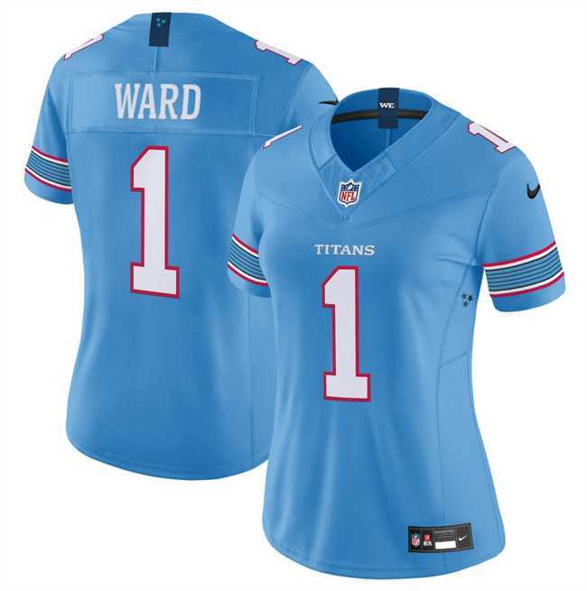 Women's Tennessee Titans #1 Cameron Ward Light Blue 2026 F.U.S.E. Vapor Limited Stitched Jersey Dzhi,We sell and wholesale Women's Tennessee Titans #1 Cameron Ward Light Blue 2026 F.U.S.E. Vapor Limited Stitched Jersey Dzhi on line form chian!