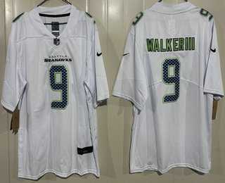 Men's Seattle Seahawks #9 Kenneth Walker III Limited White Fashion Vapor Jersey,We sell and wholesale Men's Seattle Seahawks #9 Kenneth Walker III Limited White Fashion Vapor Jersey on line form chian!