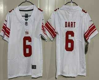 Youth New York Giants #6 Jaxson Dart Limited White Vapor Jersey,We sell and wholesale Youth New York Giants #6 Jaxson Dart Limited White Vapor Jersey on line form chian!