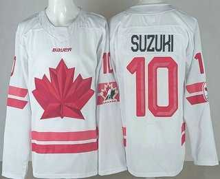 Men's Canada #10 Nick Suzuki White 2026 Olympics Stitched Jersey,We sell and wholesale Men's Canada #10 Nick Suzuki White 2026 Olympics Stitched Jersey on line form chian!