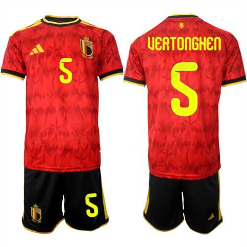 Men's Belgium #5 UEATONGHEN National Team FIFA x World Cup 2026 Home Red On Field Jersey,We sell and wholesale Men's Belgium #5 UEATONGHEN National Team FIFA x World Cup 2026 Home Red On Field Jersey on line form chian!