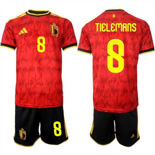Men's Belgium #8 TIELEMANS National Team FIFA x World Cup 2026 Home Red On Field Jersey,We sell and wholesale Men's Belgium #8 TIELEMANS National Team FIFA x World Cup 2026 Home Red On Field Jersey on line form chian!