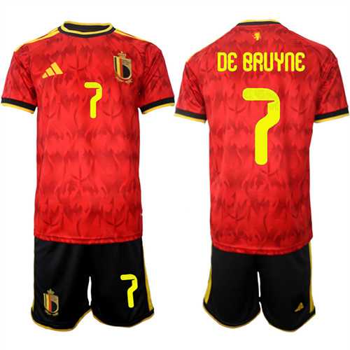 Men's Belgium #7 DE BAUYNE National Team FIFA x World Cup 2026 Home Red On Field Jersey,We sell and wholesale Men's Belgium #7 DE BAUYNE National Team FIFA x World Cup 2026 Home Red On Field Jersey on line form chian!
