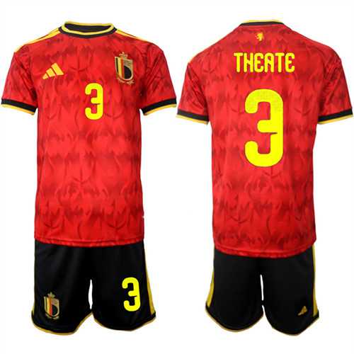 Men's Belgium #3 THEATE National Team FIFA x World Cup 2026 Home Red On Field Jersey,We sell and wholesale Men's Belgium #3 THEATE National Team FIFA x World Cup 2026 Home Red On Field Jersey on line form chian!