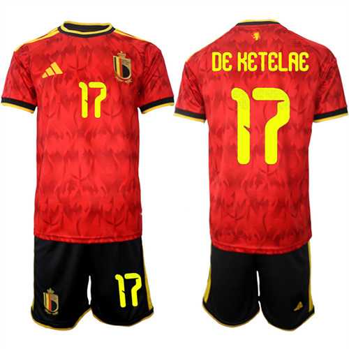 Men's Belgium #17 DE KETELAE National Team FIFA x World Cup 2026 Home Red On Field Jersey,We sell and wholesale Men's Belgium #17 DE KETELAE National Team FIFA x World Cup 2026 Home Red On Field Jersey on line form chian!