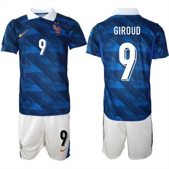 Men's France #9 GIROUD National Team FIFA x World Cup 2026 Home On Field Jersey,We sell and wholesale Men's France #9 GIROUD National Team FIFA x World Cup 2026 Home On Field Jersey on line form chian!