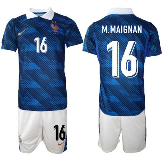 Men's France #16 M.MAIGNAN National Team FIFA x World Cup 2026 Home On Field Jersey,We sell and wholesale Men's France #16 M.MAIGNAN National Team FIFA x World Cup 2026 Home On Field Jersey on line form chian!