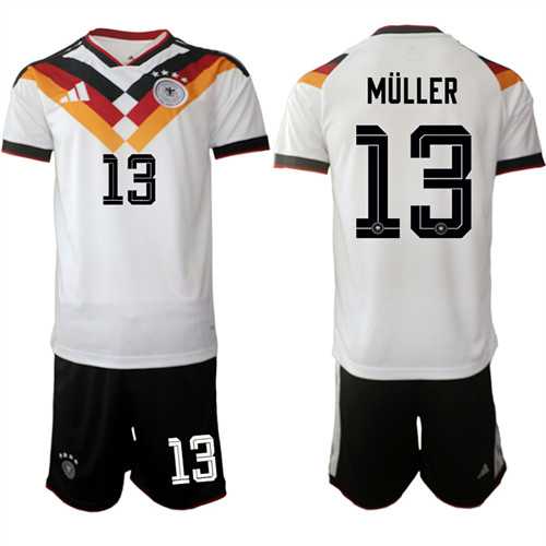 Men's Germany #13 MULLER National Team FIFA x World Cup 2026 Home White On Field Jersey,We sell and wholesale Men's Germany #13 MULLER National Team FIFA x World Cup 2026 Home White On Field Jersey on line form chian!