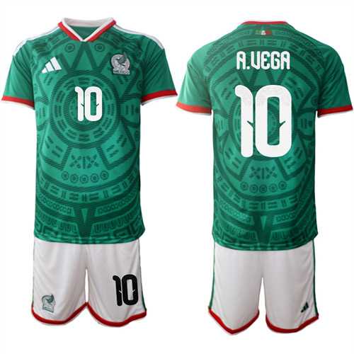 Men's Mexico #10 A.UEGA National Team FIFA x World Cup 2026 Home Green On Field Jersey,We sell and wholesale Men's Mexico #10 A.UEGA National Team FIFA x World Cup 2026 Home Green On Field Jersey on line form chian!