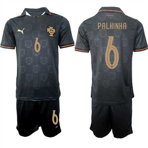 Men's Portugal #6 PALHINHA National Team FIFA x World Cup 2026 Away Gray On Eusebio special edition Jersey,We sell and wholesale Men's Portugal #6 PALHINHA National Team FIFA x World Cup 2026 Away Gray On Eusebio special edition Jersey on line form chian!