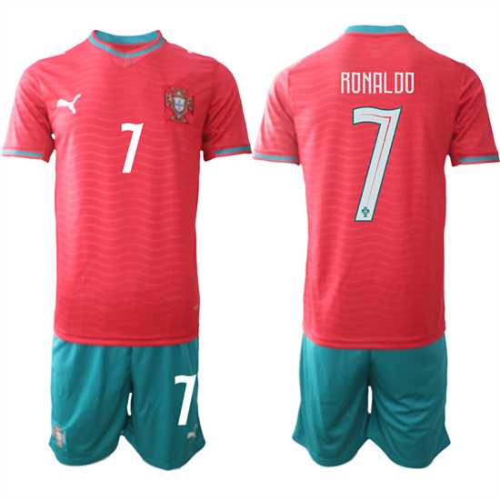 Men's Portugal #7 RONALDO National Team FIFA x World Cup 2026 Home Red On Eusebio special edition Jersey,We sell and wholesale Men's Portugal #7 RONALDO National Team FIFA x World Cup 2026 Home Red On Eusebio special edition Jersey on line form chian!