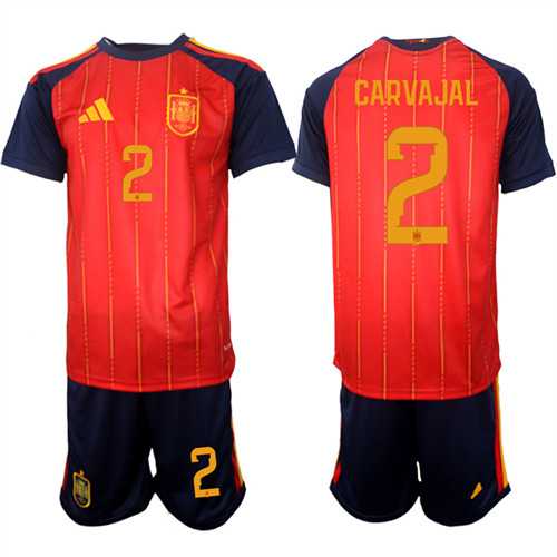 Men's Spain #2 CARVAJAL National Team FIFA x World Cup 2026 Home Red On Field Jerseys,We sell and wholesale Men's Spain #2 CARVAJAL National Team FIFA x World Cup 2026 Home Red On Field Jerseys on line form chian!