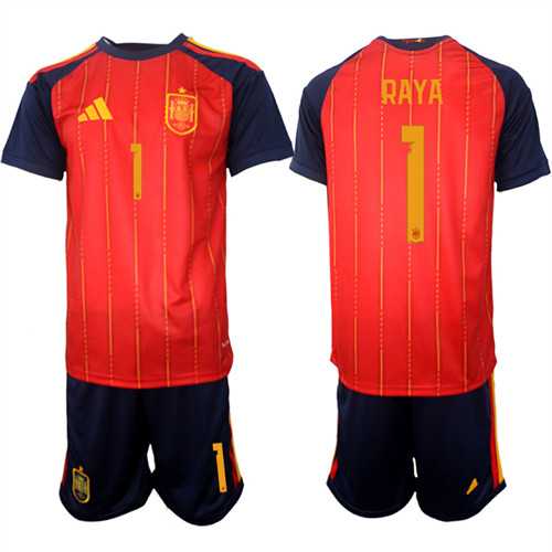 Men's Spain #1 RAYA National Team FIFA x World Cup 2026 Home Red On Field Jerseys,We sell and wholesale Men's Spain #1 RAYA National Team FIFA x World Cup 2026 Home Red On Field Jerseys on line form chian!
