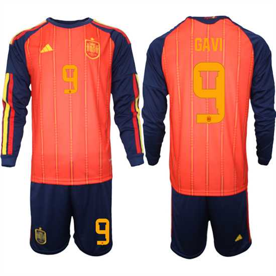 Men's Spain #9 GAVI National Team FIFA x World Cup 2026 Long Sleeve Home Red On Field Jerseys,We sell and wholesale Men's Spain #9 GAVI National Team FIFA x World Cup 2026 Long Sleeve Home Red On Field Jerseys on line form chian!