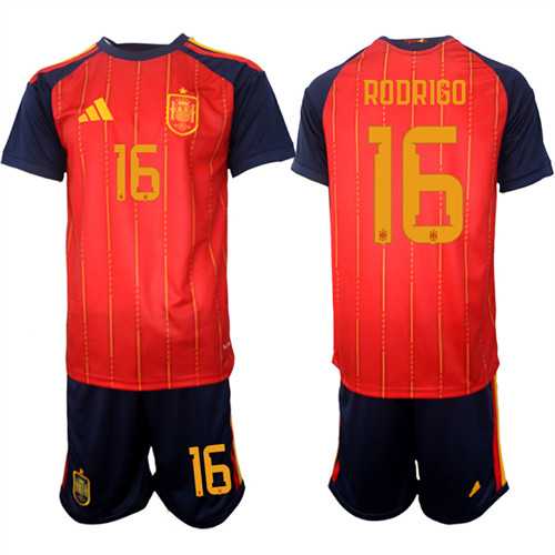 Men's Spain #16 RODRIGO National Team FIFA x World Cup 2026 Home Red On Field Jerseys,We sell and wholesale Men's Spain #16 RODRIGO National Team FIFA x World Cup 2026 Home Red On Field Jerseys on line form chian!