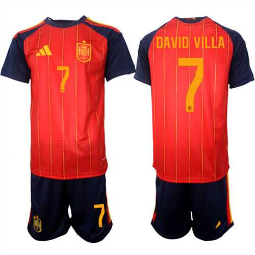 Men's Spain #7 DAVID VILLA National Team FIFA x World Cup 2026 Home Red On Field Jerseys,We sell and wholesale Men's Spain #7 DAVID VILLA National Team FIFA x World Cup 2026 Home Red On Field Jerseys on line form chian!