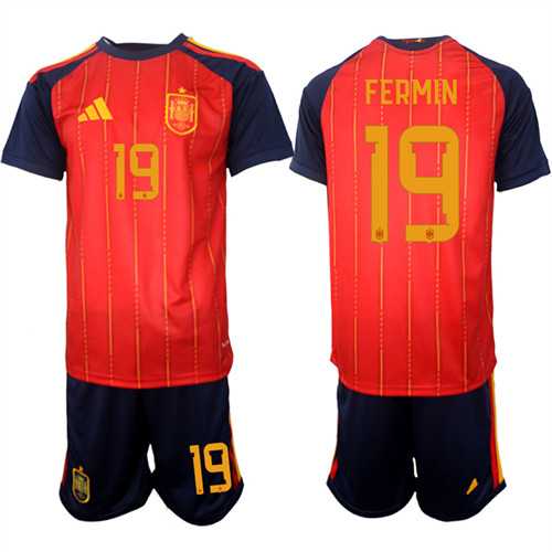 Men's Spain #19 FERMIN National Team FIFA x World Cup 2026 Home Red On Field Jerseys,We sell and wholesale Men's Spain #19 FERMIN National Team FIFA x World Cup 2026 Home Red On Field Jerseys on line form chian!