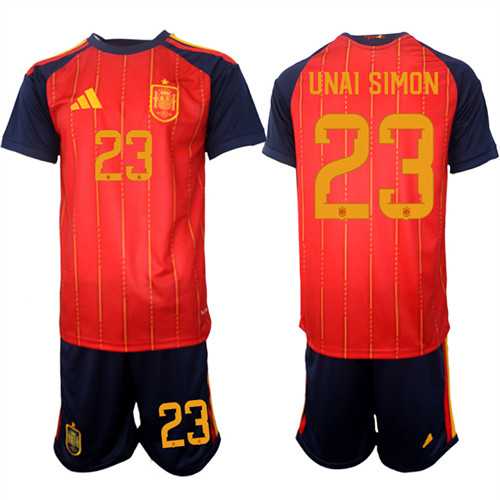 Men's Spain #23 UNAI SIMON National Team FIFA x World Cup 2026 Home Red On Field Jerseys,We sell and wholesale Men's Spain #23 UNAI SIMON National Team FIFA x World Cup 2026 Home Red On Field Jerseys on line form chian!
