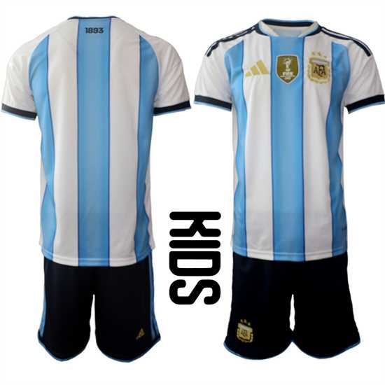 Youth Argentina Blank National Team FIFA x World Cup 2026 Home White On Field Kids Jersey,We sell and wholesale Youth Argentina Blank National Team FIFA x World Cup 2026 Home White On Field Kids Jersey on line form chian!