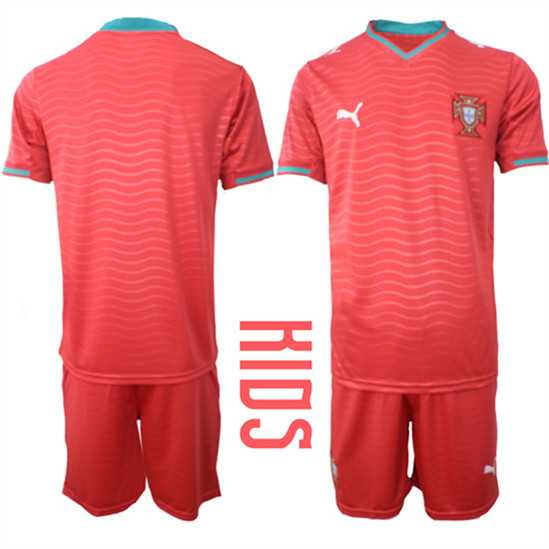 Youth Portugal Blank National Team FIFA x World Cup 2026 Home Red On Eusebio special edition Kids Jersey,We sell and wholesale Youth Portugal Blank National Team FIFA x World Cup 2026 Home Red On Eusebio special edition Kids Jersey on line form chian!
