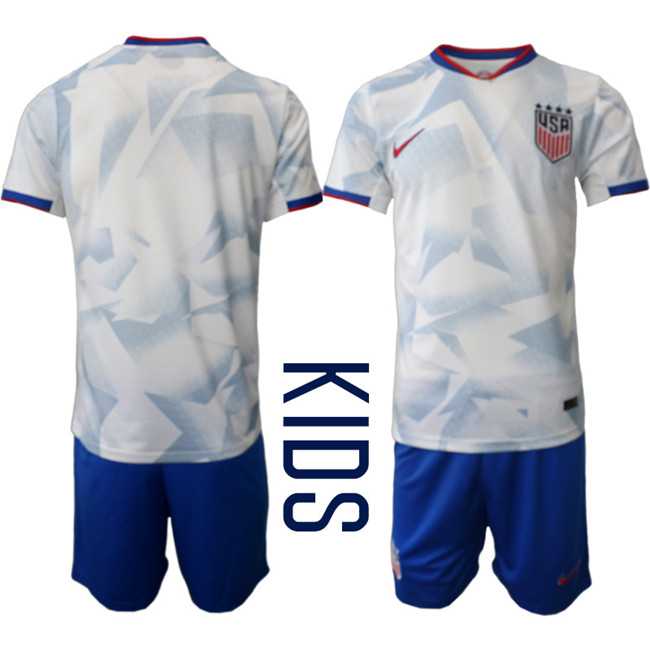 Youth United States Custom White 2026 World Cup Home Soccer Jersey Suit,We sell and wholesale Youth United States Custom White 2026 World Cup Home Soccer Jersey Suit on line form chian!