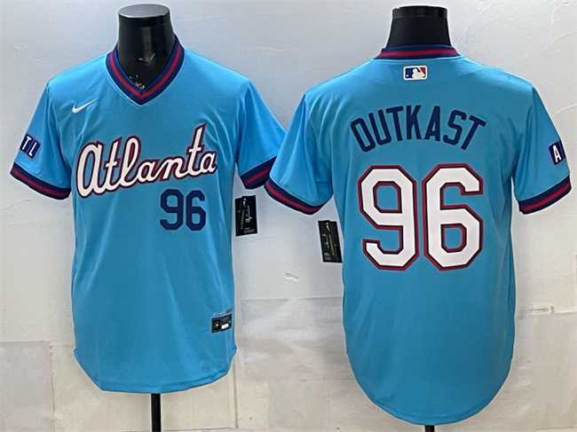 Men's Atlanta Braves #96 OutKast Powder Blue 2026 City Connect Stadium Stitched Jersey,We sell and wholesale Men's Atlanta Braves #96 OutKast Powder Blue 2026 City Connect Stadium Stitched Jersey on line form chian!