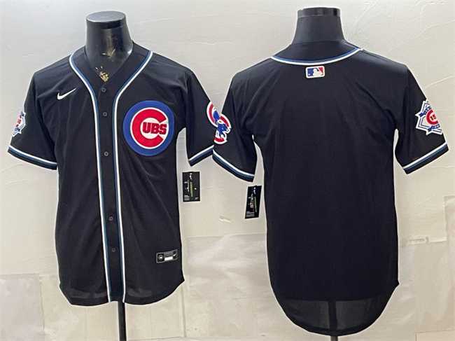 Men's Chicago Cubs Blank 2026 Fashion Replica Black Out Stitched Jersey,We sell and wholesale Men's Chicago Cubs Blank 2026 Fashion Replica Black Out Stitched Jersey on line form chian!