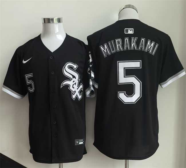 Men's Chicago White Sox #5 Munetaka Murakami Black 2025 Limited Stitched Jersey,We sell and wholesale Men's Chicago White Sox #5 Munetaka Murakami Black 2025 Limited Stitched Jersey on line form chian!