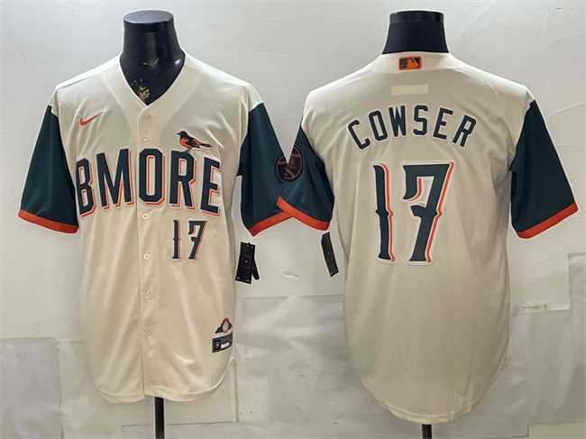 Men's Baltimore Orioles #17 Colton Cowser Natural 2026 City Connect Stadium Stitched Jersey,We sell and wholesale Men's Baltimore Orioles #17 Colton Cowser Natural 2026 City Connect Stadium Stitched Jersey on line form chian!