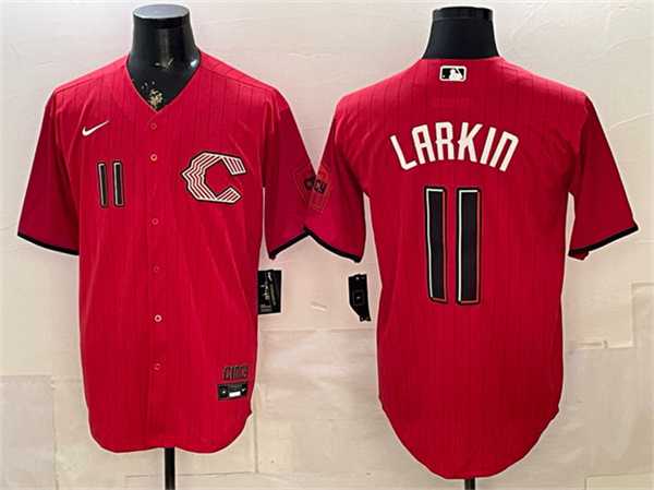 Men's Cincinnati Reds #11 Barry Larkin Red 2026 City Connect Stadium Stitched Jersey,We sell and wholesale Men's Cincinnati Reds #11 Barry Larkin Red 2026 City Connect Stadium Stitched Jersey on line form chian!
