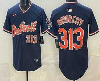 Men's Detroit Tigers #313 Motor City Navy 2026 Alternate Vapor Premier Limited Stitched Jersey,We sell and wholesale Men's Detroit Tigers #313 Motor City Navy 2026 Alternate Vapor Premier Limited Stitched Jersey on line form chian!