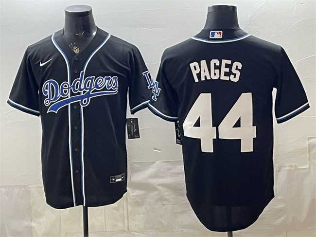 Men's Los Angeles Dodgers #44 Andy Pages Black Stitched Jersey,We sell and wholesale Men's Los Angeles Dodgers #44 Andy Pages Black Stitched Jersey on line form chian!