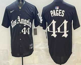 Men's Los Angeles Dodgers #44 Andy Pages Black Gothic Edition Vapor Premier Limited Stitched Jersey,We sell and wholesale Men's Los Angeles Dodgers #44 Andy Pages Black Gothic Edition Vapor Premier Limited Stitched Jersey on line form chian!