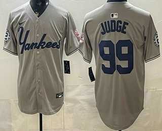 Men's New York Yankees #99 Aaron Judge Grey Limited Jersey,We sell and wholesale Men's New York Yankees #99 Aaron Judge Grey Limited Jersey on line form chian!