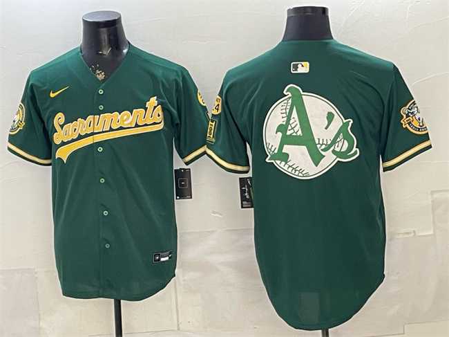 Men's Oakland Athletics Team Big Logo 2026 Green Alternate Sacramento Celebrating 125 Years Vapor Limited Stitched Jerseys,We sell and wholesale Men's Oakland Athletics Team Big Logo 2026 Green Alternate Sacramento Celebrating 125 Years Vapor Limited Stitched Jerseys on line form chian!
